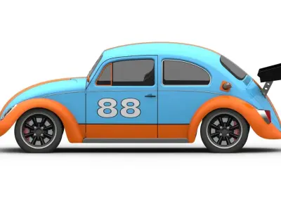bettle car  3D model
