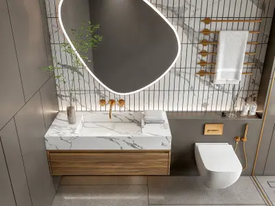 Bathroom 51 3D model