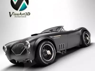 Austin Healey 1004 V8 custom 3D model