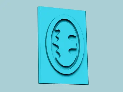 Stamp 77 - Batman - Fondant Decoration Maker Toy 3D print model