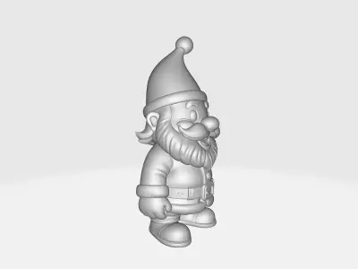 Santa Claus Figurine Christmas Decoration Holiday Ornament   3D print model