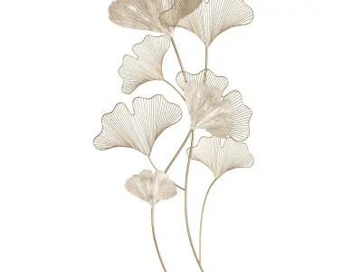 Ginkgo wall decor 2 3D model