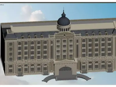 European Neoclassicism 3D model
