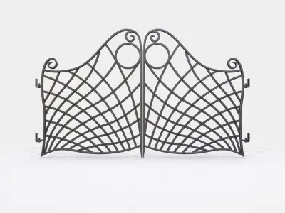 Ornate Decorative Gate 3D model