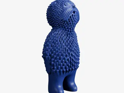 Dido Mykhas Blue by Makhno Ceramic Studio 3D model