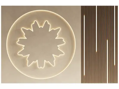 Wall 3D panel 15 3D model