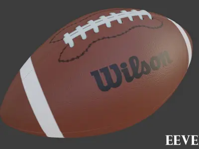 American Football 3D model