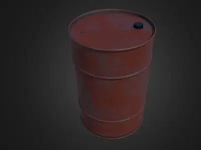 Oil Barrel Free 3D model