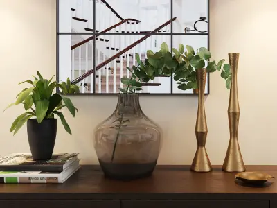 Loft decor 01 3D model