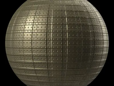 Metal Materials 64- Metal panels By Painting - Pbr 4k Seamless Texture