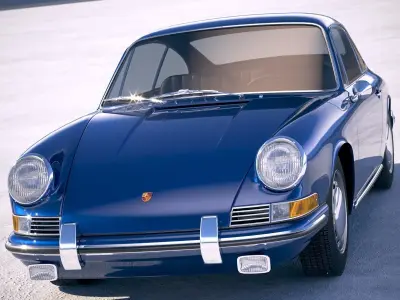  Porsche 911 901 coupe 1964 3D model