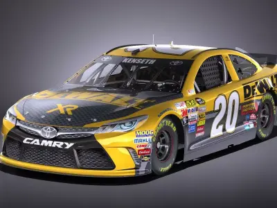 Nascar Toyota Camry DeWalt Matt Kenseth 2017 VRAY 3D model