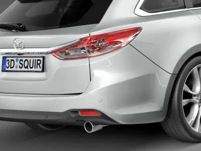Mazda 6 wagon 2013 3D model