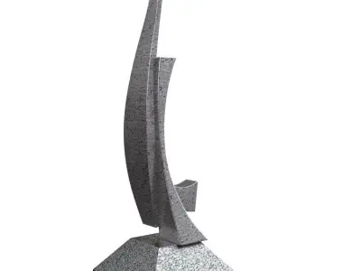 Best Girl Friends Cast Metal Maquette PBR 3D model