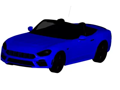Fiat 124 Spider  3D model