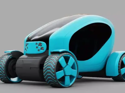 URBAN POD  rigged 3D model