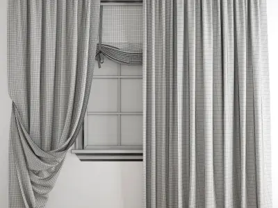 curtain 446 3D model