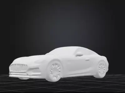 Mercedes AMG Gt 3D print model