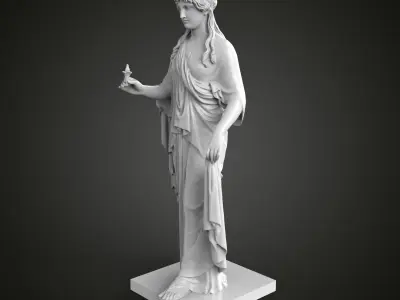 Goddess of hope 3D print model