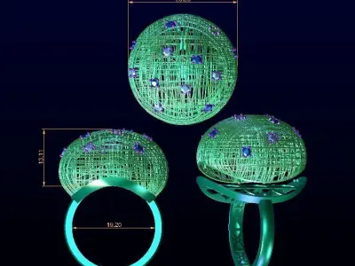 Fusion Ring 3D print model