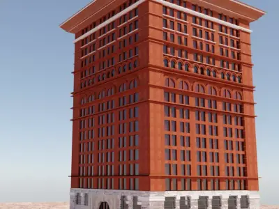 New York city USA 3D model