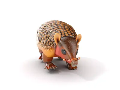 Armadillo Model Pack for D Rendering and Game Development Low-poly 3D model