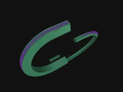 BRACELET TIFFANY LOCK 3D print model