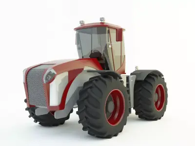 agricultural vehicle tractor 3d model 3D model
