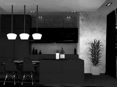 MODERN KITCHEN Free 3D print model