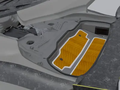 Mansory Maserati MC20 widebody Low-poly 3D model