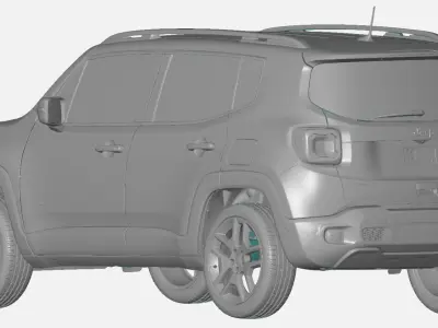 Jeep Renegade 4xe S 2020 - Exterior Scan 3D model