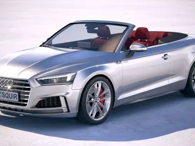 Audi S5 Cabriolet 2019 3D model