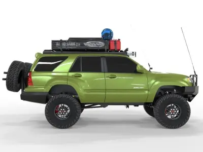 4Runner sr5 2005 4x4 Full Accesories 3D model