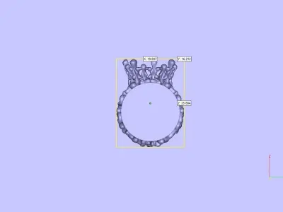 uniqe ring 3D print model