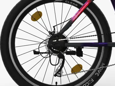 Bicycle Low-poly 3D model from CGTrader - Low-poly