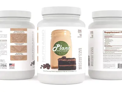 Protein Powder 3D model 196
