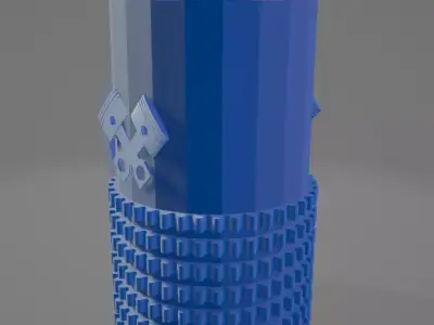 Multipurpose Beer Mug STL - Gear and Piston Design  3D print model