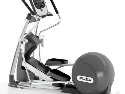 Stationary bicycle Precor Low-poly 3D model