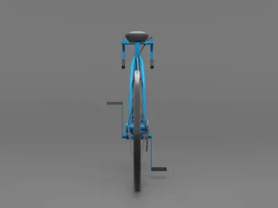 bicycle Low-poly 3D model