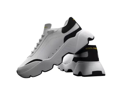 Shoes Low Poly Model Low-poly 3D model