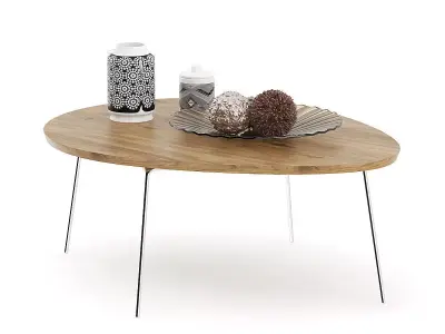 Table with Vases 3D model