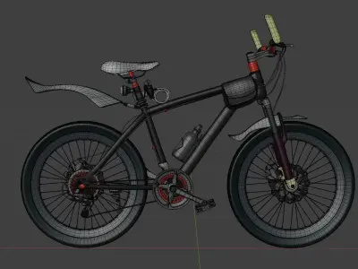 awesome bike Free 3D model