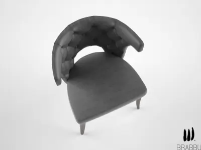 Brabbu Kansas dining chair 3D model