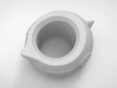 bird pattern vase 3D print model