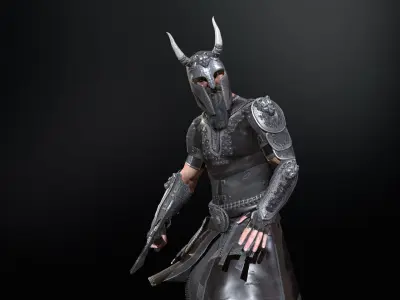 VikingM Low-poly 3D model