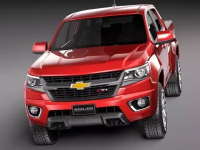Chevrolet Colorado Double Cab 2015 3D model