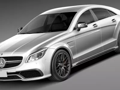 Mercedes-Benz CLS63 AMG 2015 3D model