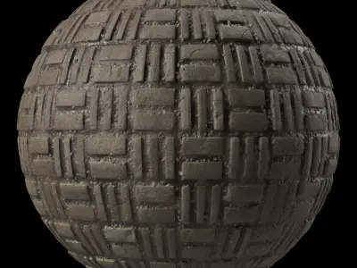 Pavement Materials 30- Paving By Snow and Mud Pbr 4k Seamless Texture