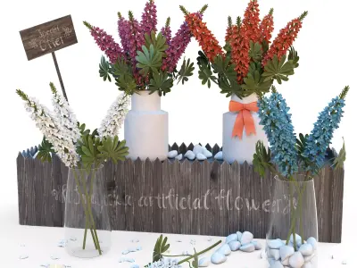 Smycka Artificial Flower 3D model