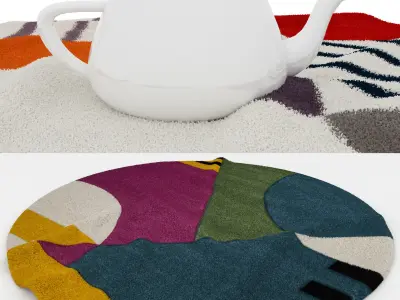 Rugs No 158 Low-poly 3D model
